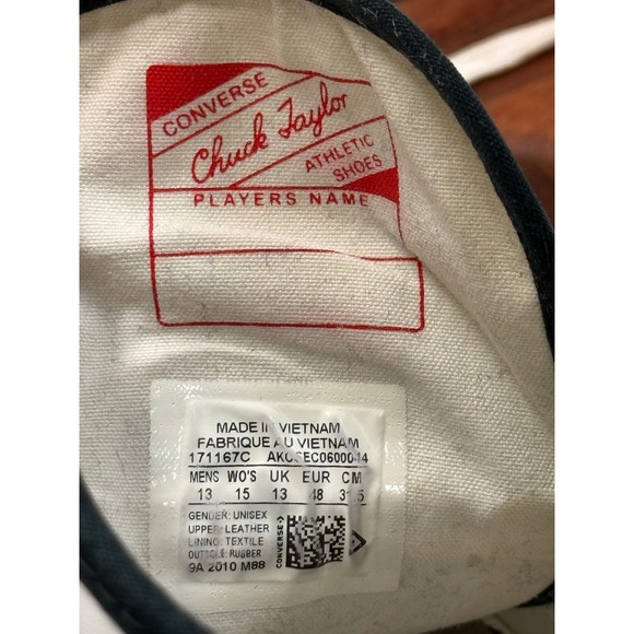 Converse Chuck‎ Taylor All Star 70 Rayguns High Top Sneakers Mens White Orange - Picture 12 of 14